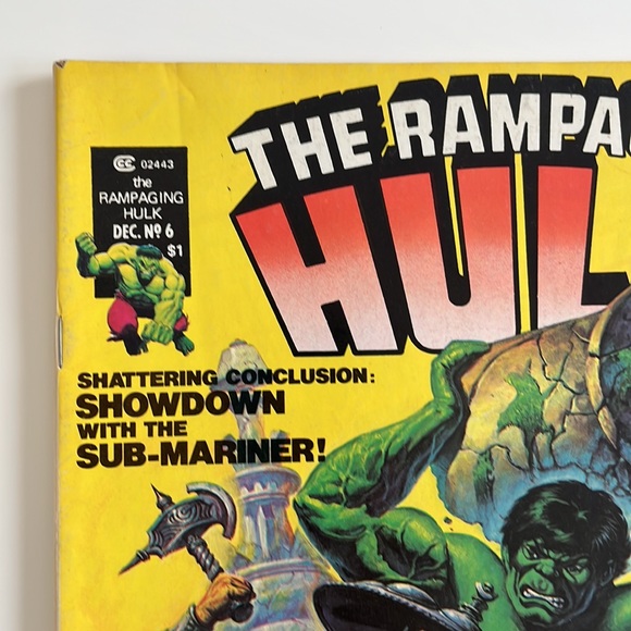 THE RAMPAGING HULK Lot of 2 - #5 and #6 Marvel/Curtis Comic Magazine 1977 UC - Picture 10 of 14